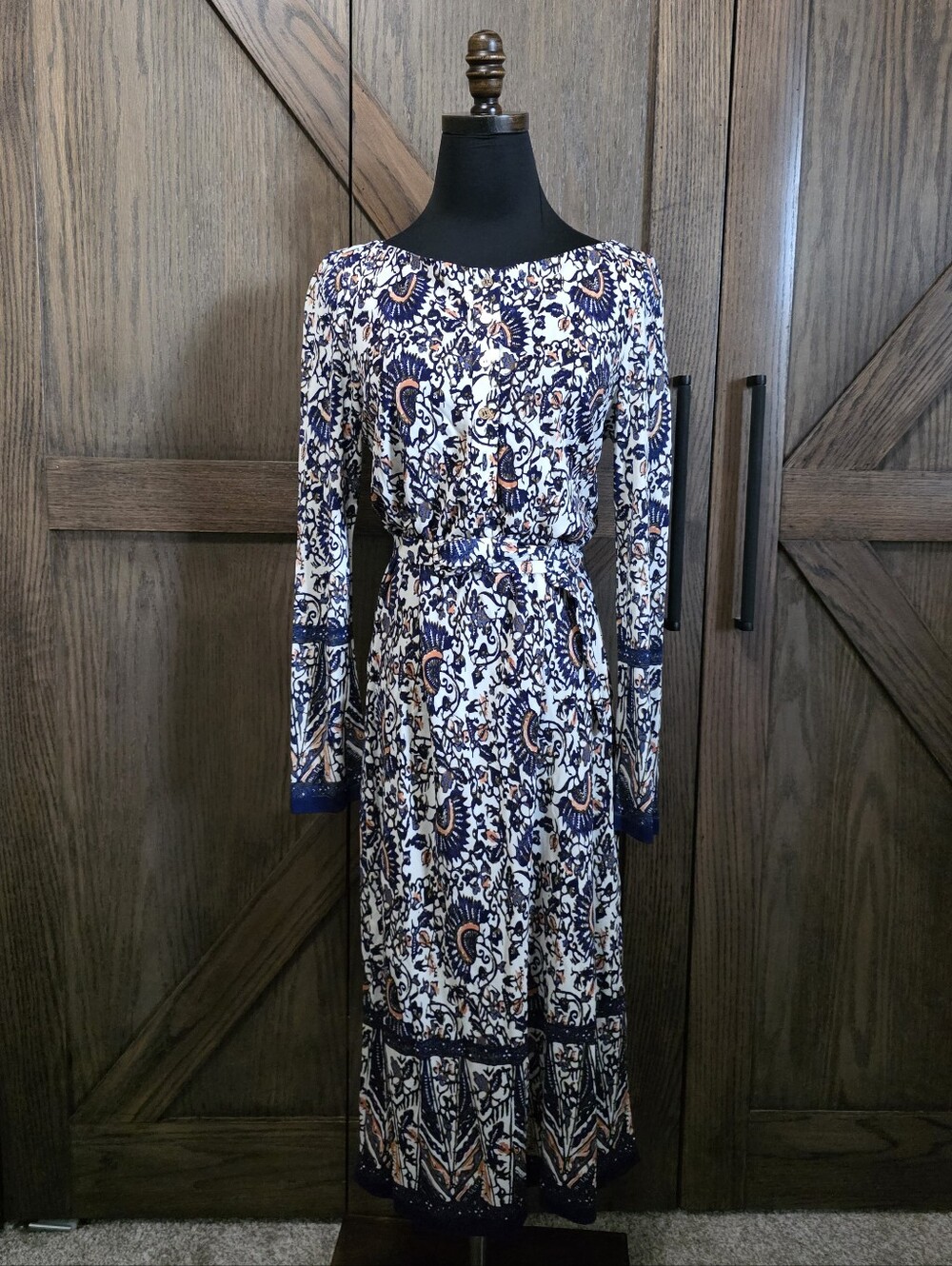 Tory Burch Floral Belted Dress